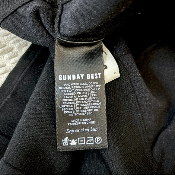 Sunday Best Black Knit Flare Leggings - Picture 5 of 5